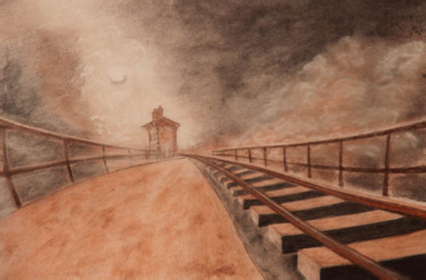 fusain_sanguine_didier_voie_ferree