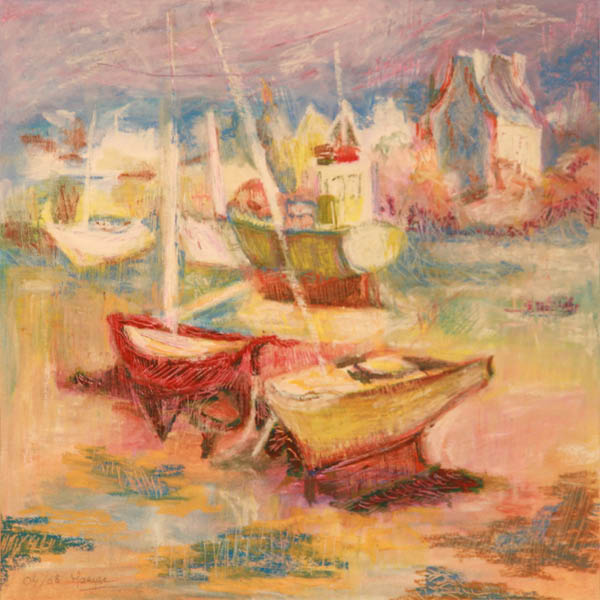 Etude Pastel gras - Marine